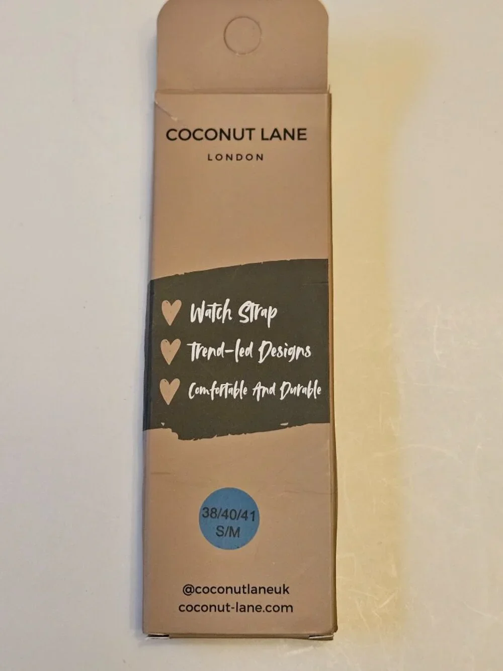 Apple Watch Band Tortoise Shell by Coconut Lane London Fits 38-40-41